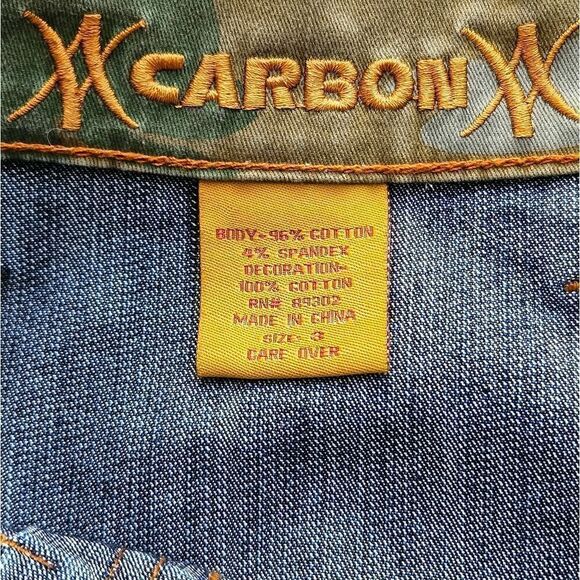 CARBON CAMO pleated mini skirt size 3 - Picture 8 of 9